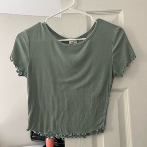 GREEN BABY TEE
